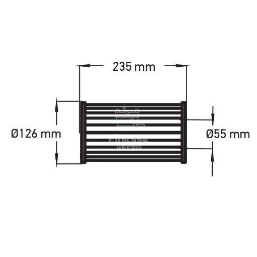 Wellis Spa Filter 235x127 - Originele AKU0116 - Antibacteriële Blauwe Optie (No thread) - Finesse Wellness BV