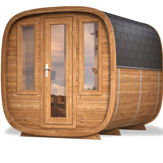 Design Sauna Dice Blanco – Modern Scandinavisch Wellness Genot - Finesse Wellness BV