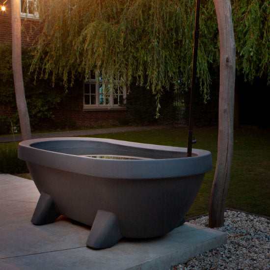 Gardentub tuinbad Antraciet: de perfecte tuinbadkuip voor verkoeling en waterpret - Finesse Wellness BV