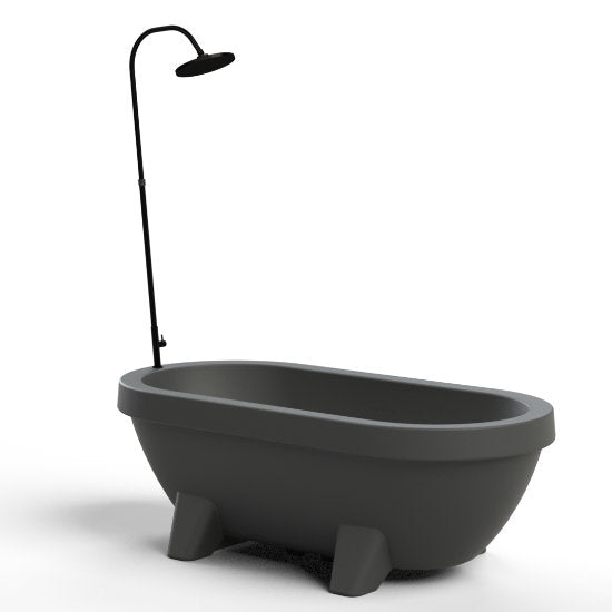 Gardentub tuinbad Antraciet: de perfecte tuinbadkuip voor verkoeling en waterpret - Finesse Wellness BV