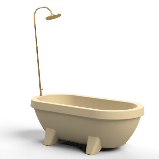 Gardentub Sand Dune: Luxe Buitenbad & IJsbad voor Jaar-rond Tuinplezier - Finesse Wellness BV