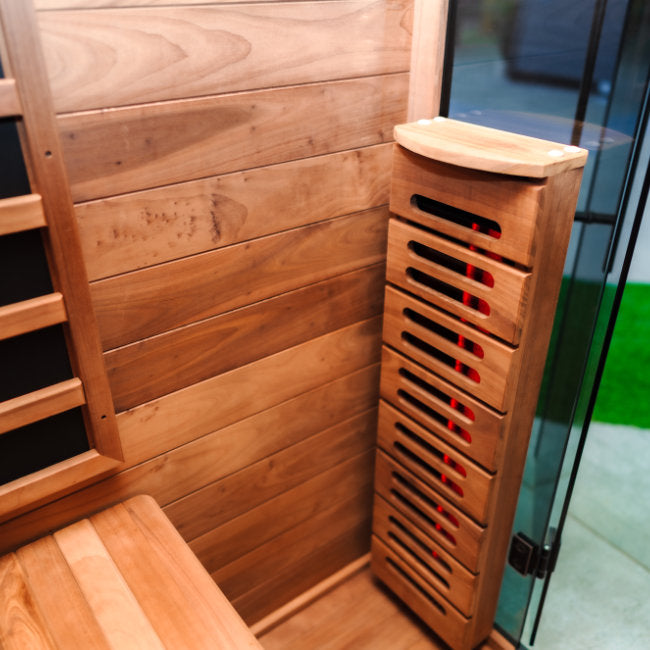 Hekla Infrared 130: Luxe 2-Persoons Infraroodcabine voor Thuis -  - Sauna's - ["binnensauna","infrarood","sauna"]