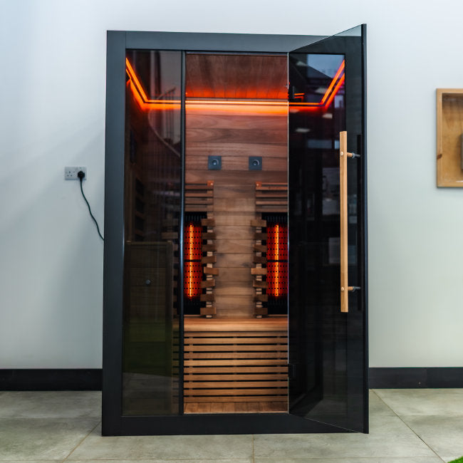 Hekla Infrared 130: Luxe 2-Persoons Infraroodcabine voor Thuis -  - Sauna's - ["binnensauna","infrarood","sauna"]