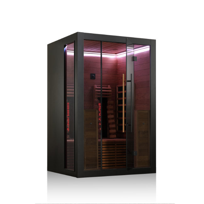 Hekla Infrared 130: Luxe 2-Persoons Infraroodcabine voor Thuis -  - Sauna's - ["binnensauna","infrarood","sauna"]