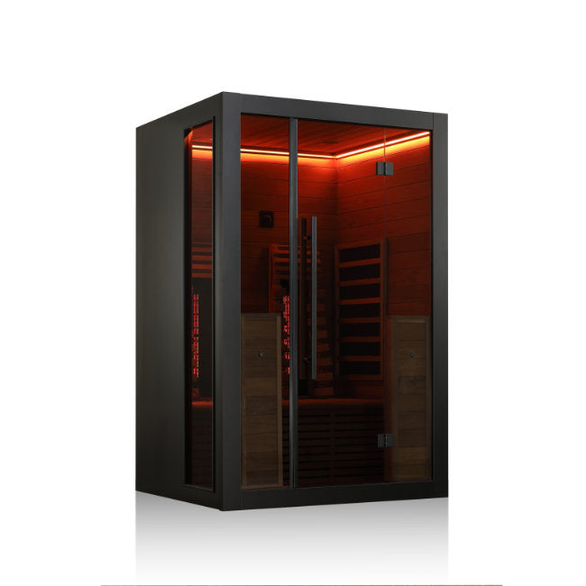 Hekla Infrared 130: Luxe 2-Persoons Infraroodcabine voor Thuis -  - Sauna's - ["binnensauna","infrarood","sauna"]