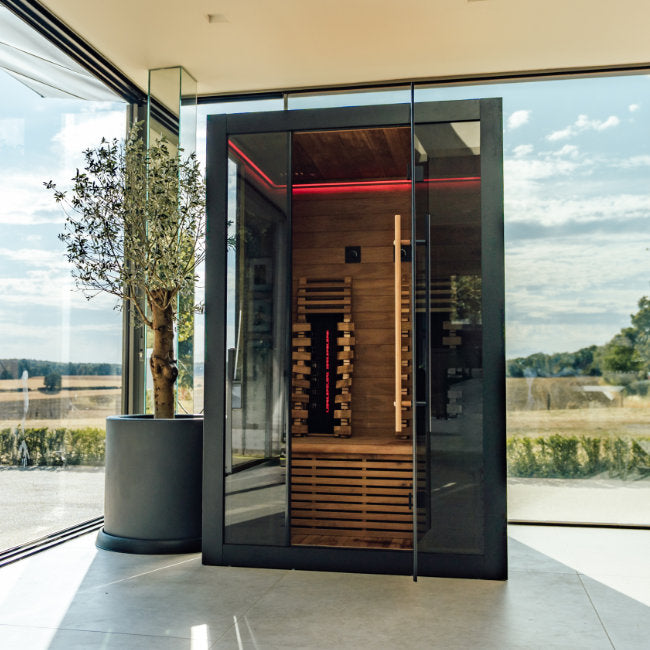 Hekla Infrared 130: Luxe 2-Persoons Infraroodcabine voor Thuis -  - Sauna's - ["binnensauna","infrarood","sauna"]