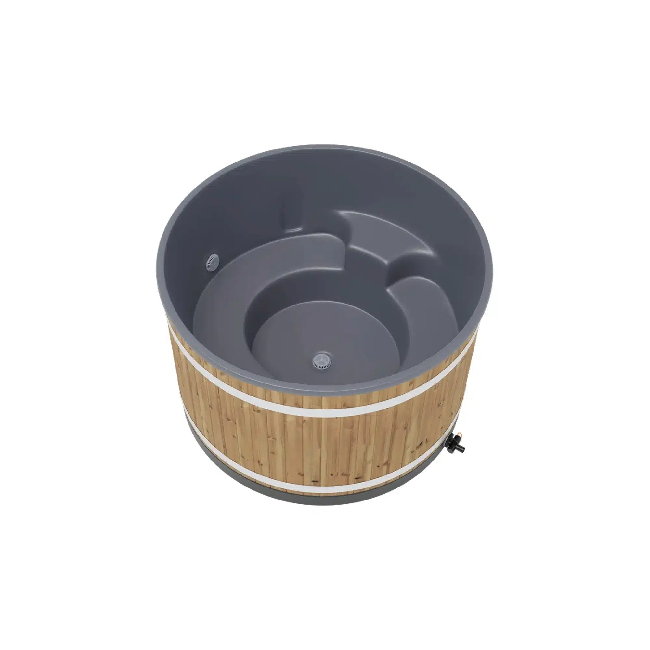 Kirami Steady Hottub: Ergonomisch Comfort in Modern Fins Design