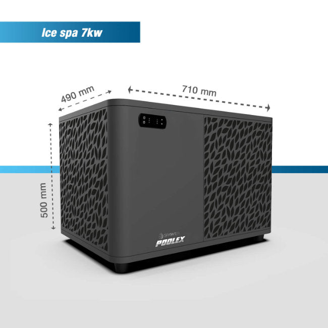 Poolex Spawer Ice Spa 7 kW – Krachtpatser voor Snelle Spa Verwarming - Finesse Wellness BV