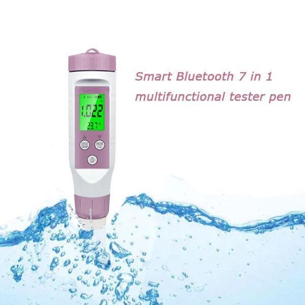 7-in-1 Bluetooth Watertester: Meet pH, TDS, EC, ORP en meer met Bluetooth - Finesse Wellness BV