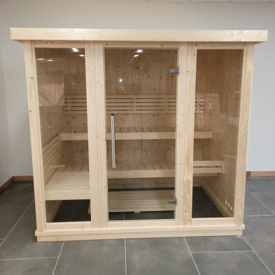 Inuti Binnensauna Large: Ontspanning in uw eigen Finse Sauna - Finesse Wellness BV