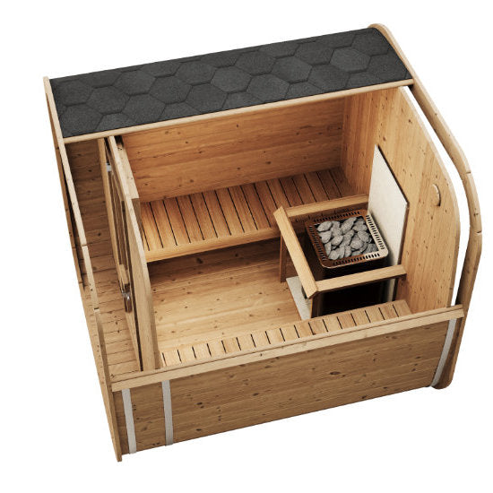 Carré 200 Buitensauna - Finesse Wellness BV