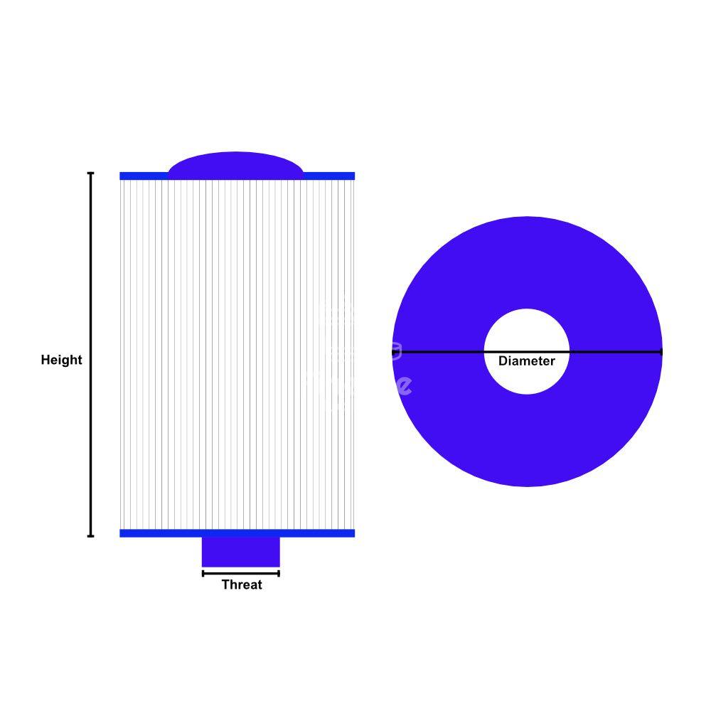 FinesseSpa FS103 Spa Filter - 170 x 148 mm - Finesse Wellness BV