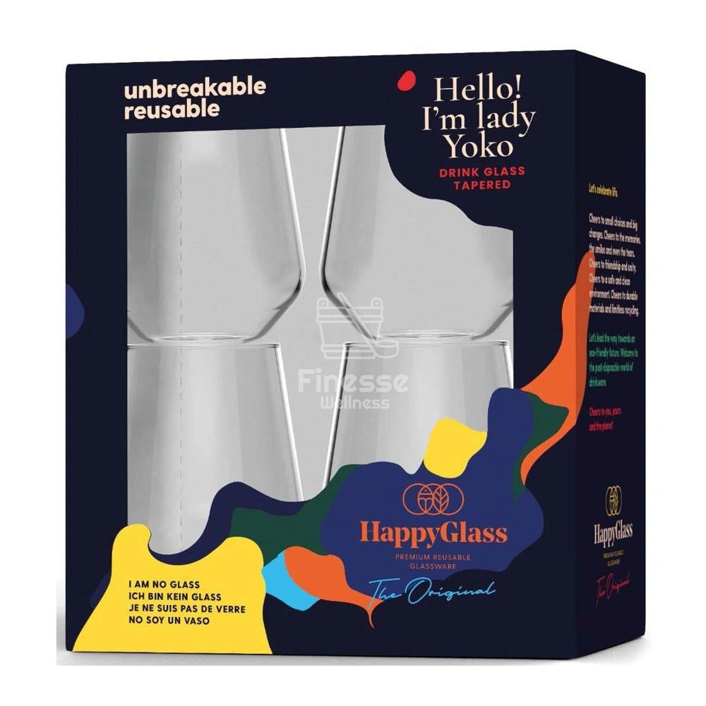 Kunststof Water Glas (4 st.) - Finesse Wellness BV