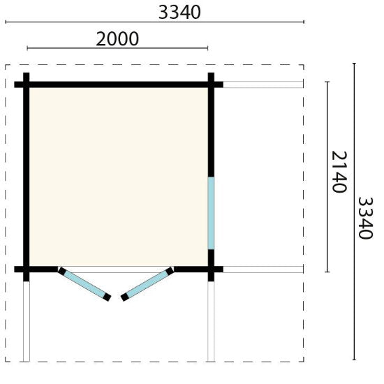 Vinstra Log Sauna: Sfeervolle Finse Sauna met Overkapping - Finesse Wellness BV