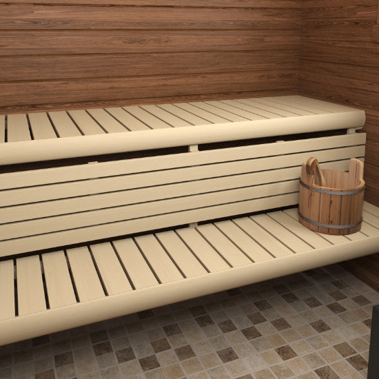 Alta Log Sauna: Finse Sauna met Overkapping - Finesse Wellness BV