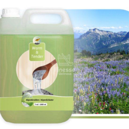 Alpenkruiden - Vitaliseer en Ontspan met Warm and Tender  Saunageur - Finesse Wellness BV
