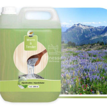 10L Warm and Tender Alpenkruiden Saunageur Volume Voordeel - Finesse Wellness BV