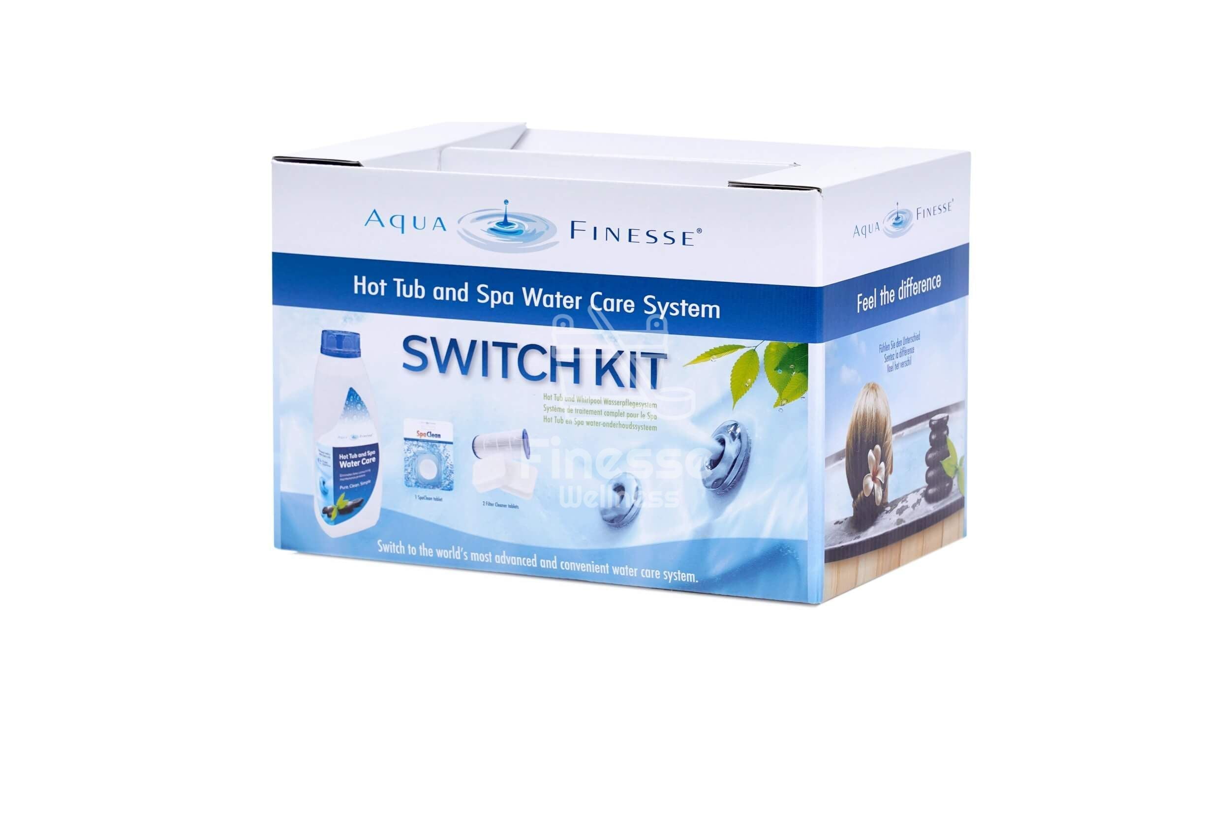 AquaFinesse Switchkit Hot Tub & Spa Water Care box - Finesse Wellness BV