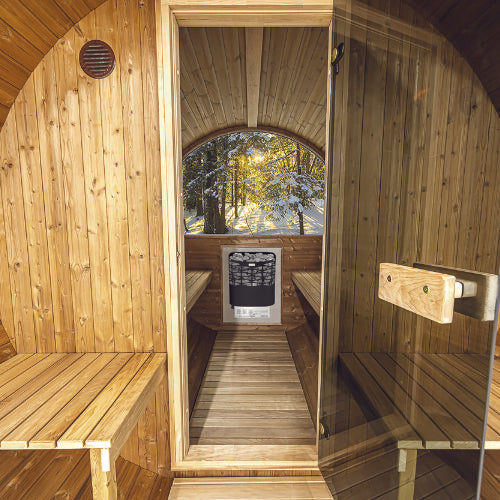 Hekla Barrel Sauna 210-250 - Finesse Wellness BV
