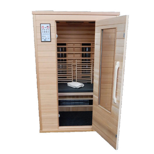 FS 120 Deluxe Cerderhouten Infrarood Sauna - Finesse Wellness BV