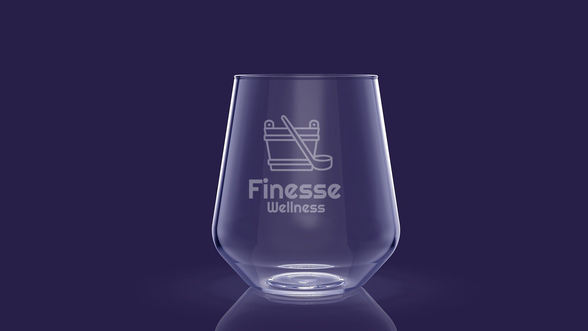 Kunststof Water Glas (4 st.) - Finesse Wellness BV